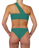 One Shoulder Wide Twist Bandeau Top