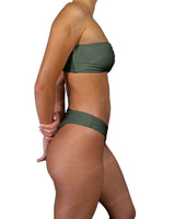 One Shoulder Wide Twist Bandeau Top