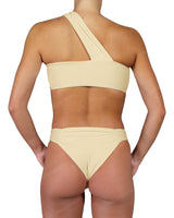 One Shoulder Wide Twist Bandeau Top