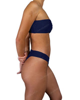 One Shoulder Wide Twist Bandeau Top