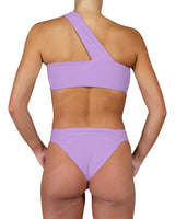 One Shoulder Wide Twist Bandeau Top