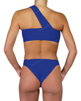 One Shoulder Wide Twist Bandeau Top