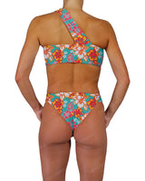 One Shoulder Wide Twist Bandeau Top