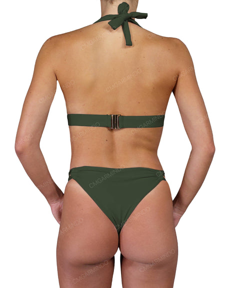 Full Triangle Halter Tie Top