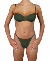 Ruched Underwire Top