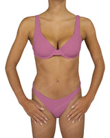 Multi Panel Wide Strap Underwire Top
