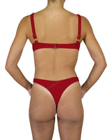 Multi Panel Wide Strap Underwire Top