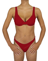Multi Panel Wide Strap Underwire Top