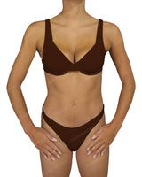 Multi Panel Wide Strap Underwire Top