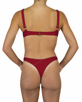 Multi Panel Wide Strap Underwire Top