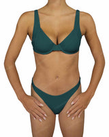 Multi Panel Wide Strap Underwire Top