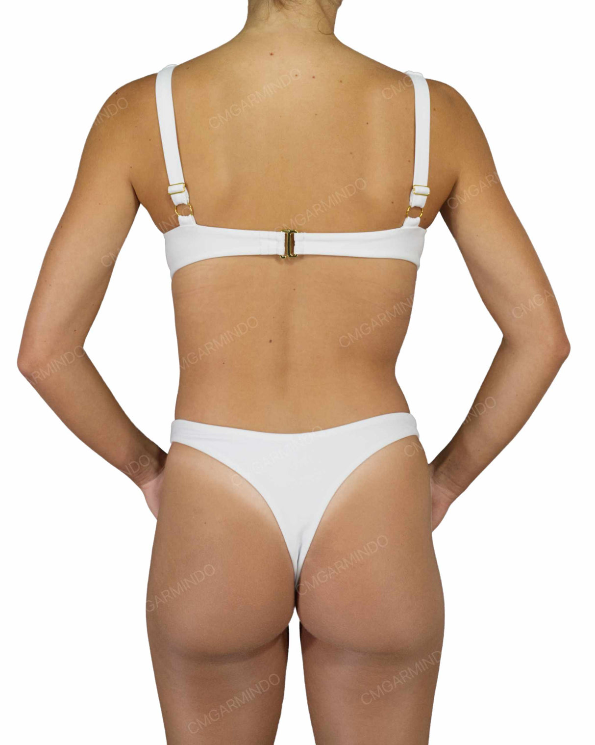 Multi Panel Wide Strap Underwire Top