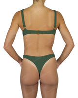 Multi Panel Wide Strap Underwire Top