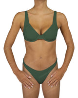 Multi Panel Wide Strap Underwire Top
