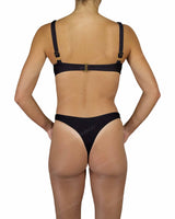Multi Panel Wide Strap Underwire Top