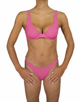 Multi Panel Wide Strap Underwire Top