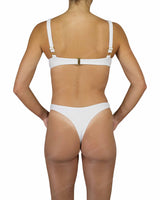 Multi Panel Wide Strap Underwire Top