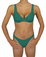 Multi Panel Wide Strap Underwire Top