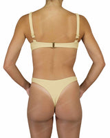 Multi Panel Wide Strap Underwire Top