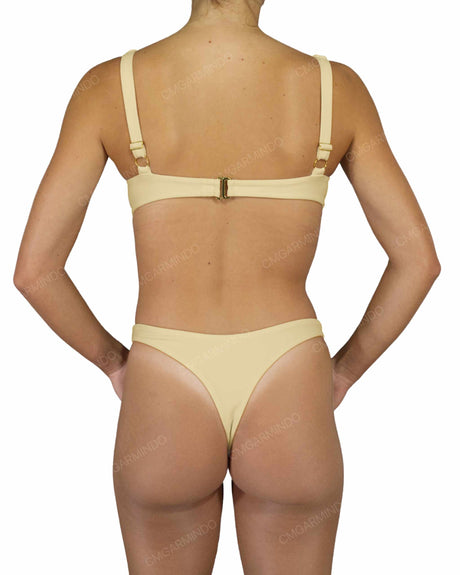 Multi Panel Wide Strap Underwire Top