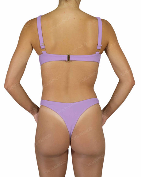 Multi Panel Wide Strap Underwire Top