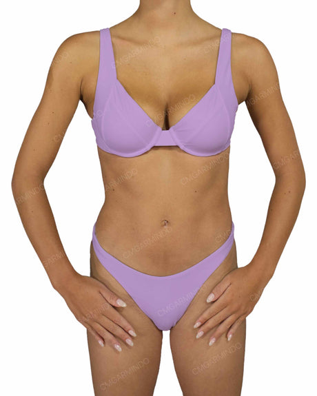 Multi Panel Wide Strap Underwire Top