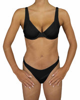 Multi Panel Wide Strap Underwire Top
