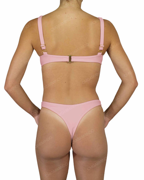 Multi Panel Wide Strap Underwire Top