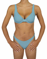 Multi Panel Wide Strap Underwire Top