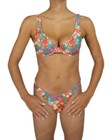 Multi Panel Wide Strap Underwire Top