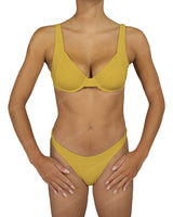 Multi Panel Wide Strap Underwire Top