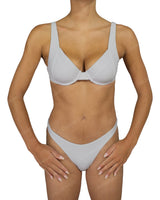 Multi Panel Wide Strap Underwire Top