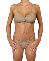 Front Tie Adjustable Strap Top