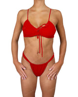 Front Tie Adjustable Strap Top