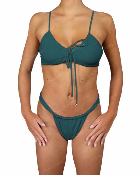 Front Tie Adjustable Strap Top