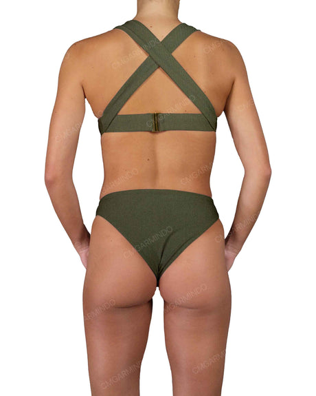 Adjusable Slide Cross Back Top