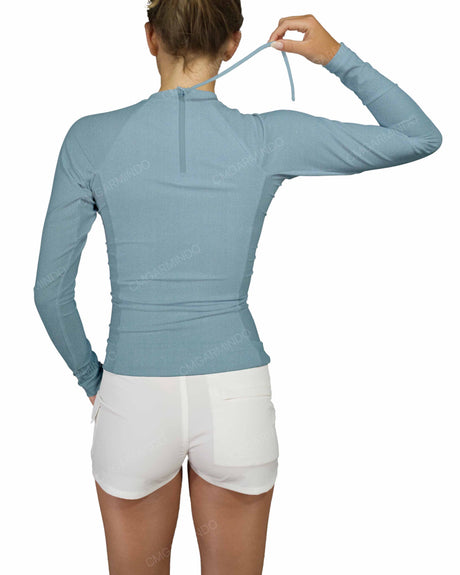 Long Sleeve Multipanel Rashguard Top