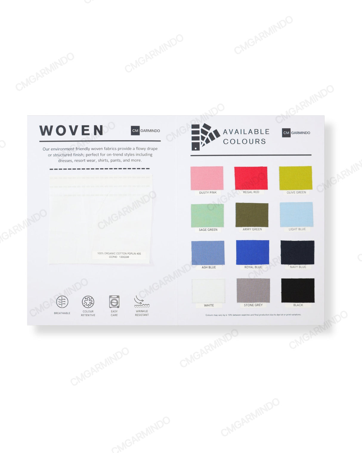 Organic Cotton Poplin 40s