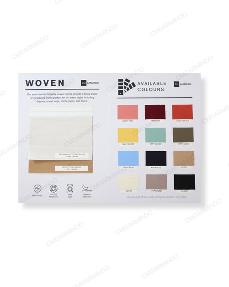 Organic Cotton Twill 30s and 40s