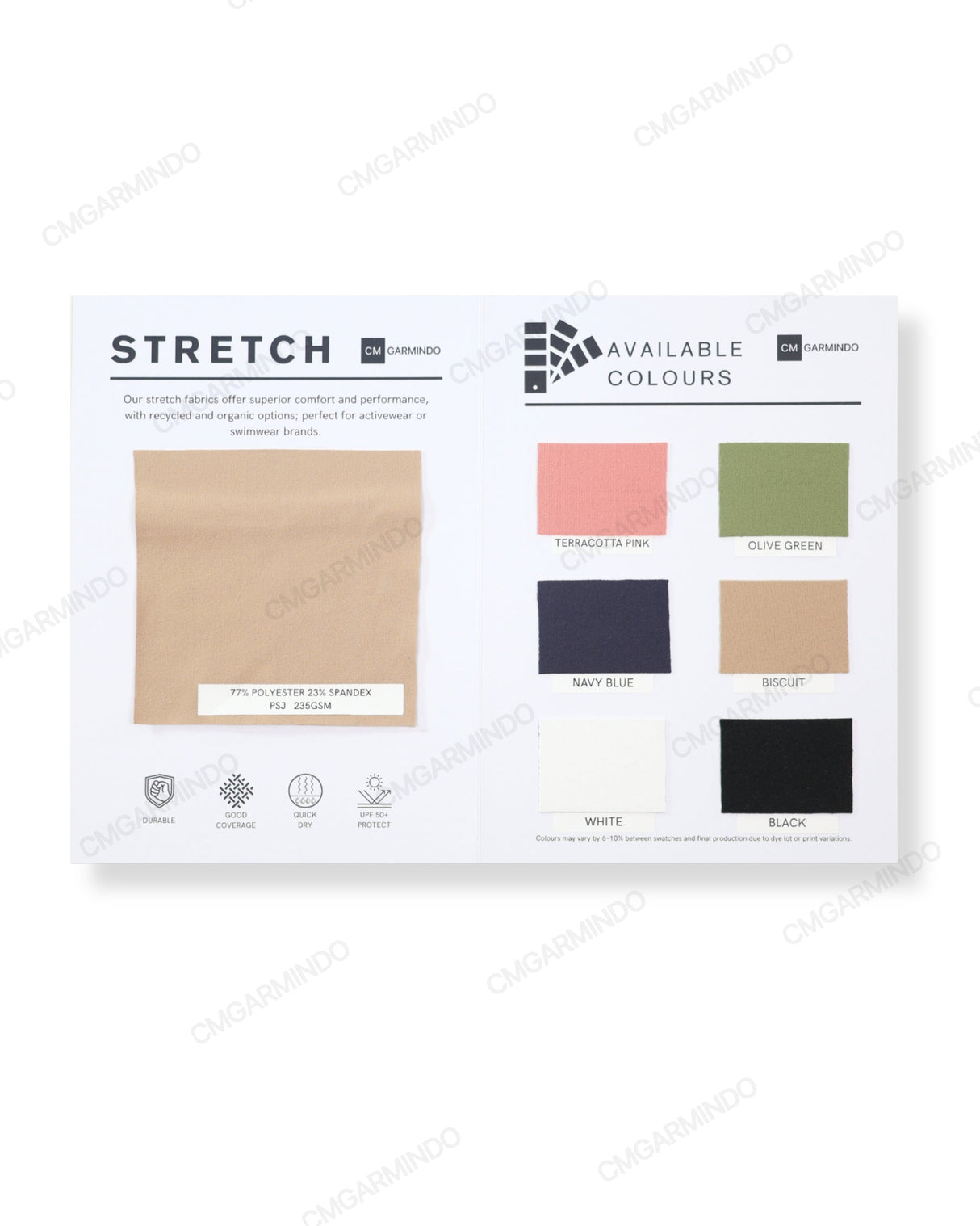 Polyester Spandex Suede