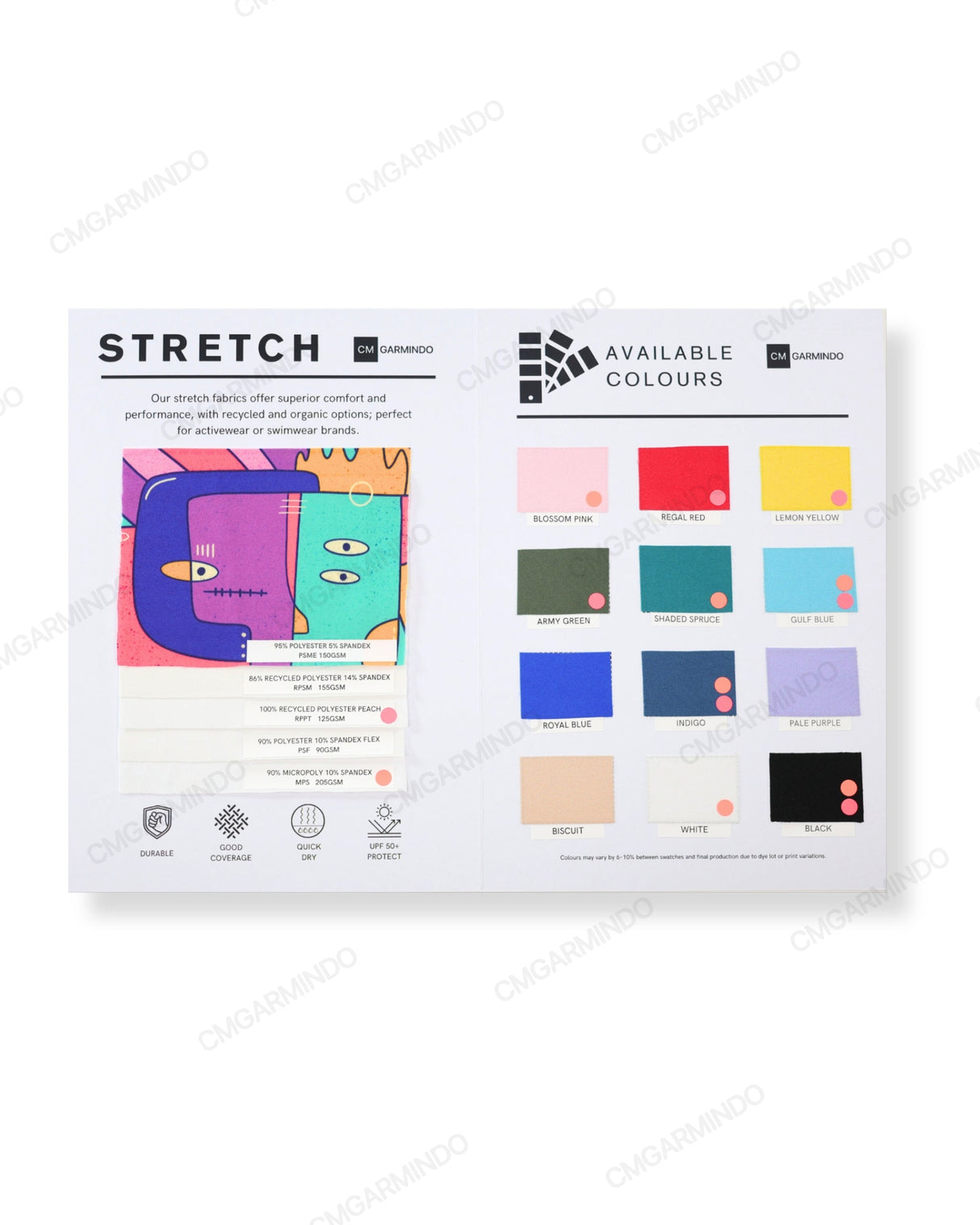 Recycled Polyester, Microfibre, Peach options