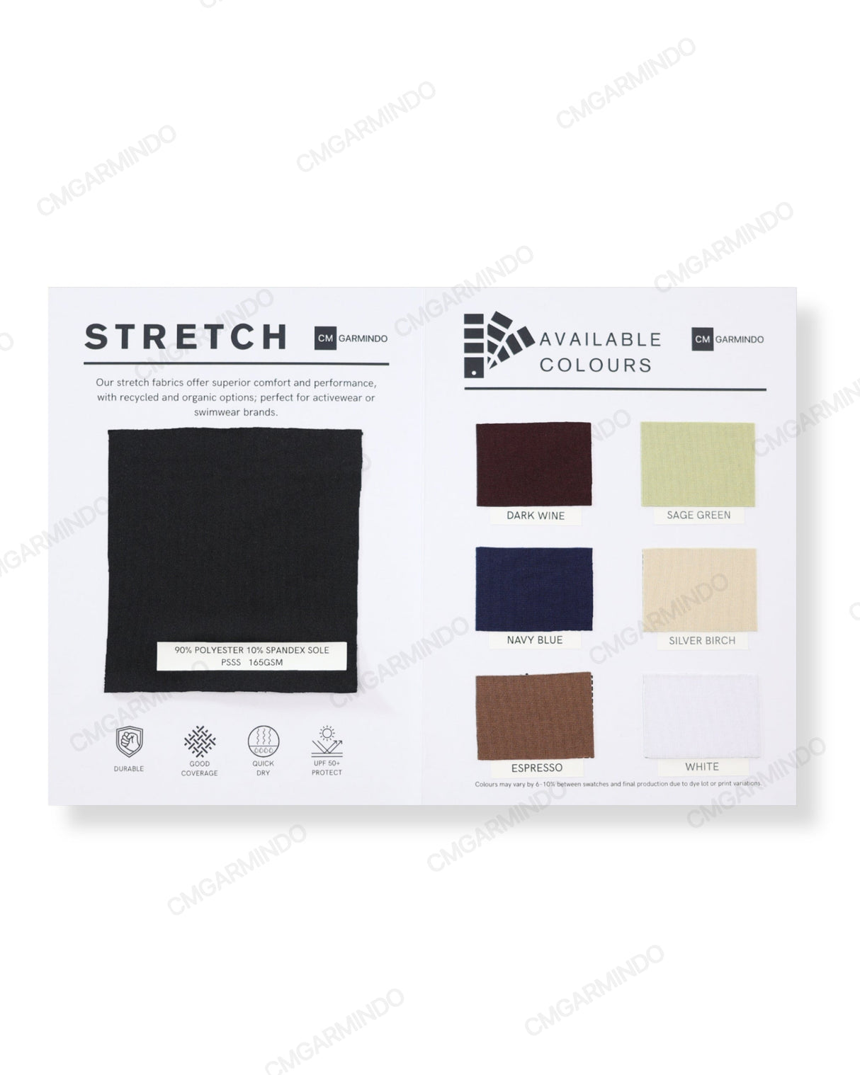 Polyester Spandex Sole Lining