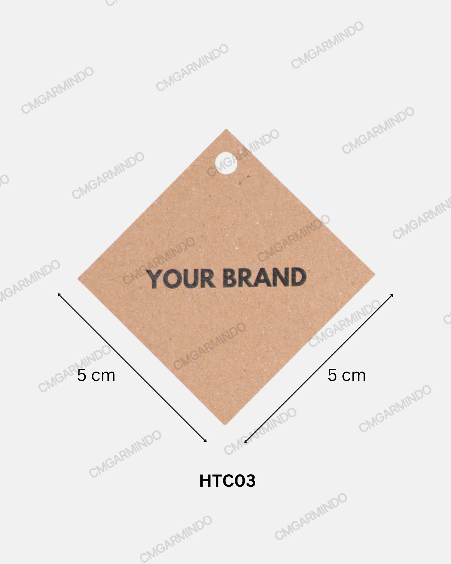 Hang Tag Lavera Recycled Craft Paper