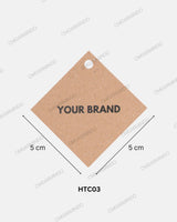 Hang Tag Lavera Recycled Craft Paper